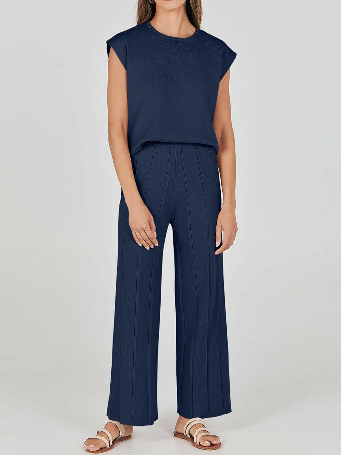 Best of Both Worlds Top and Pants Knit Set