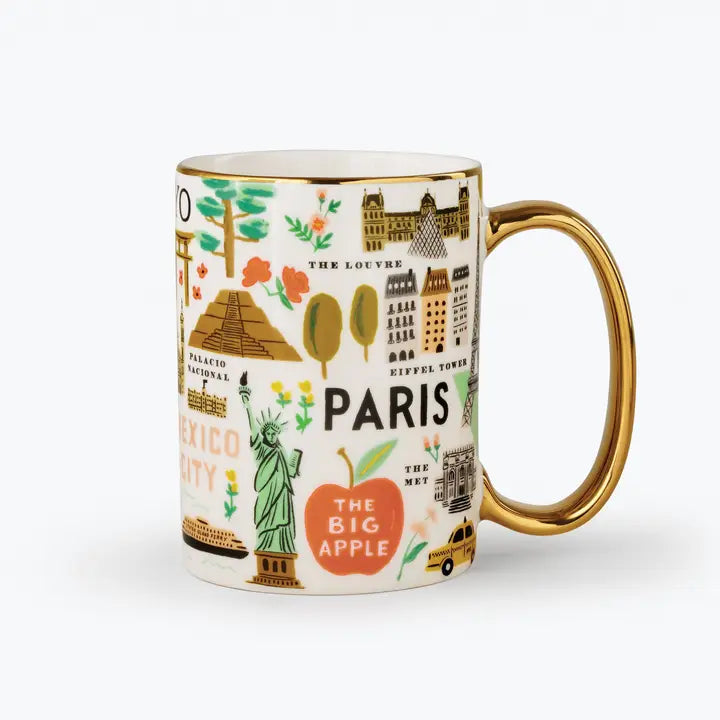 Bon Voyage Porcelain Mug