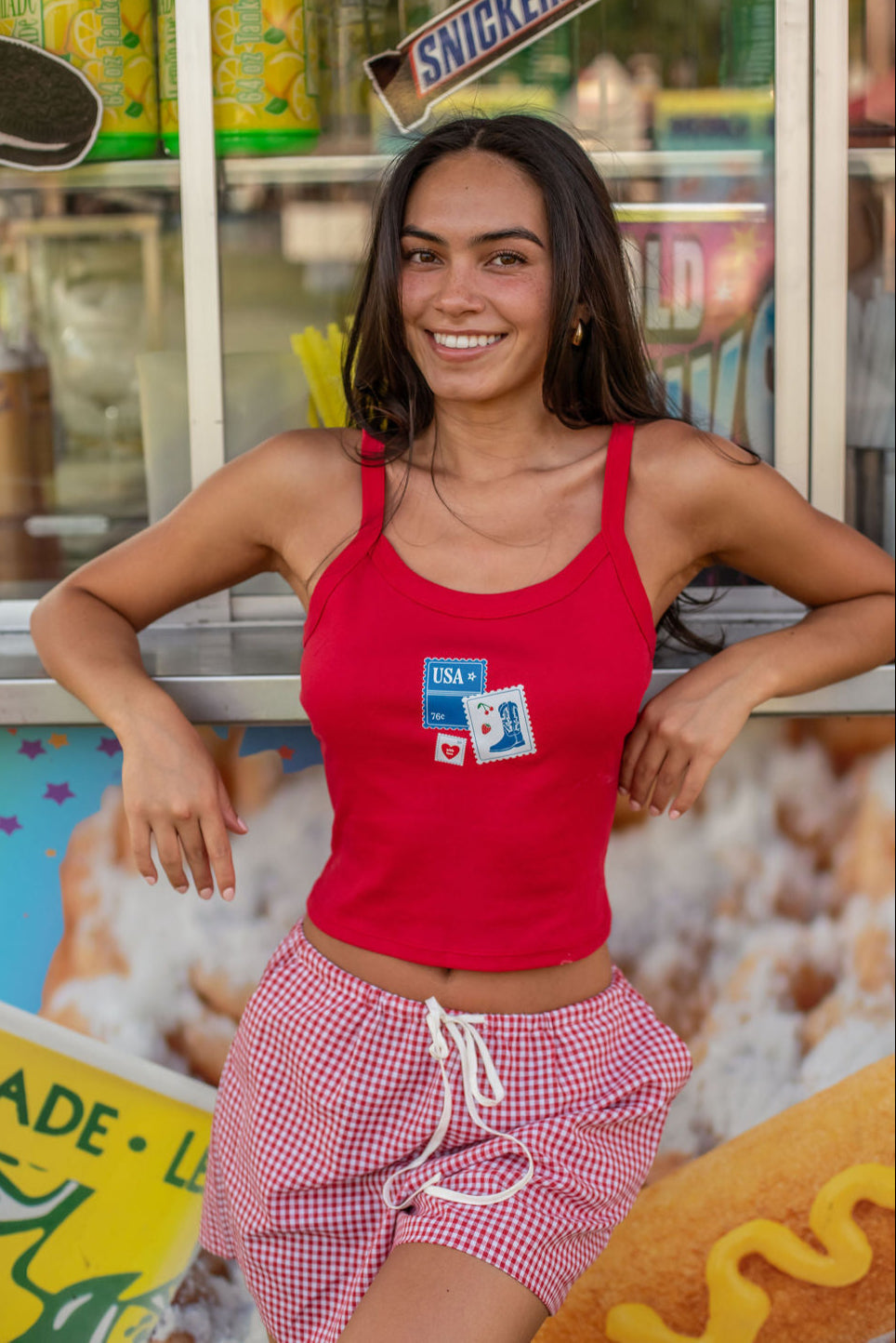 American Stamp Tank Top