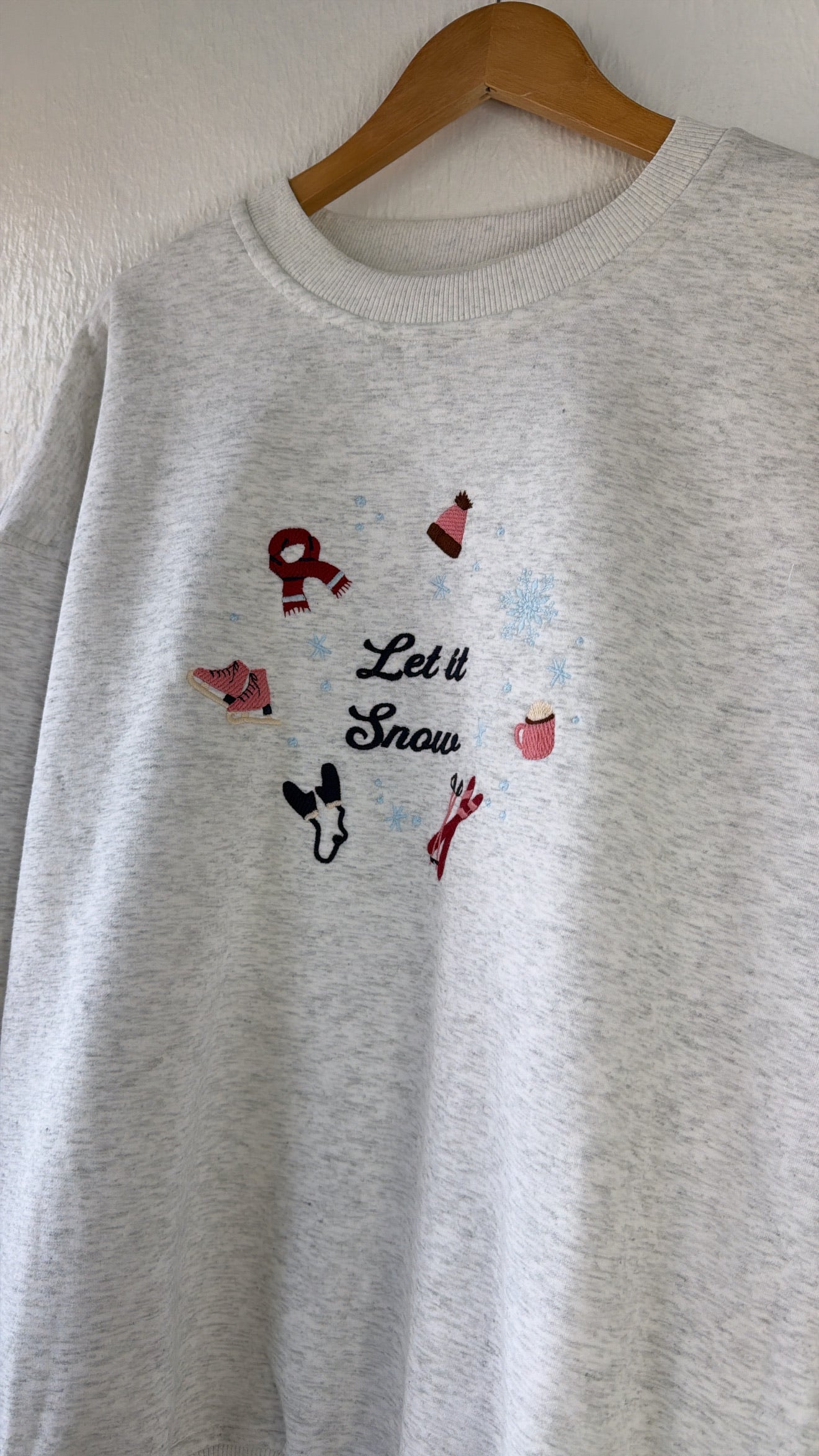 Winter Skis Crewneck, Melange