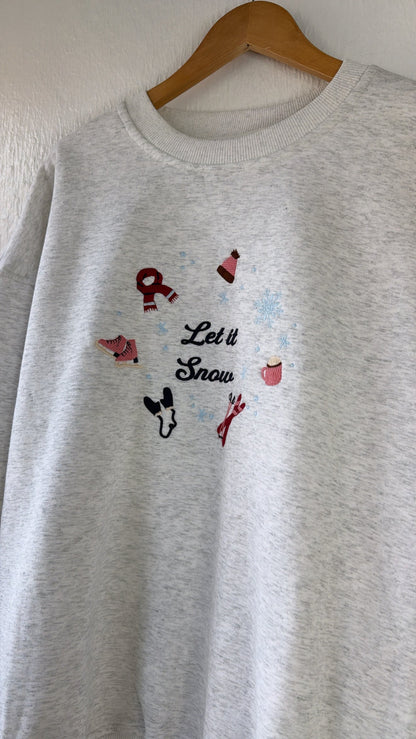 Winter Skis Crewneck, Melange