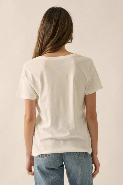 I Love the 70s V-Neck Music Graphic Tee