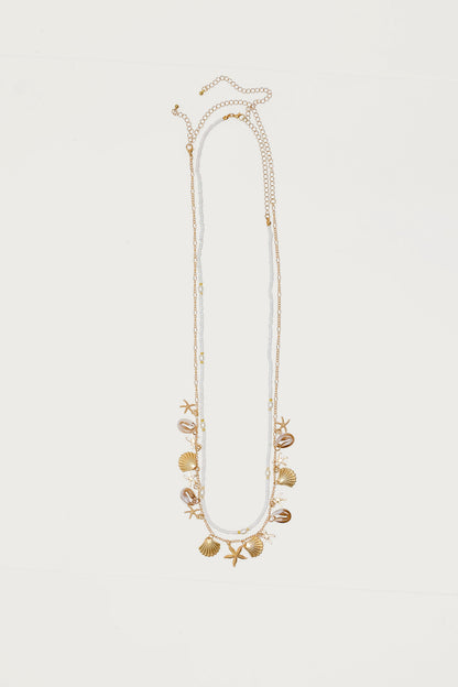Bead & Coastal Charm Belly Chains