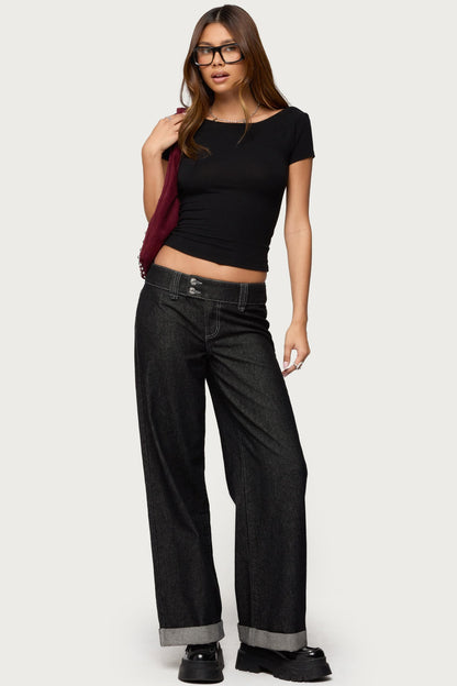 Becca Boat Neck Top