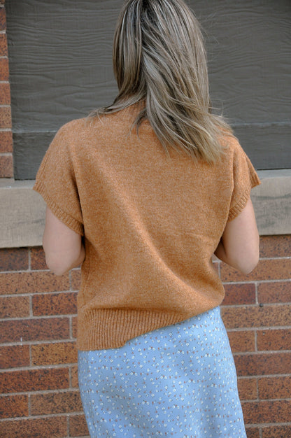Extended SS Solid Sweater Vest