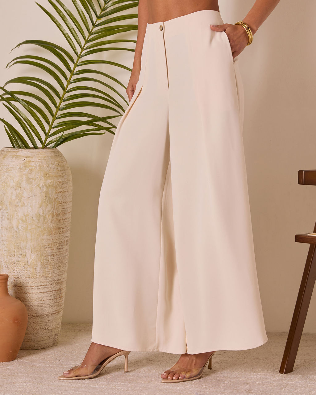 Clarissa High Rise Wide Leg Pants
