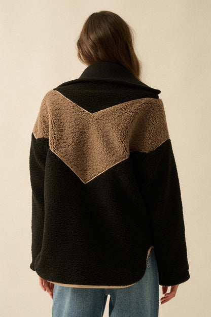 Winter Games Chevron Colorblock Fleece Jacket