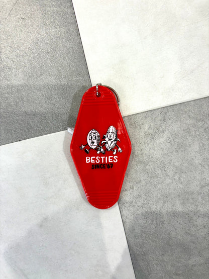 Besties Since 67 Keychain