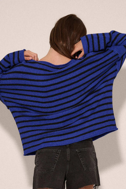 Stripe Hype Oversized Striped Sweater