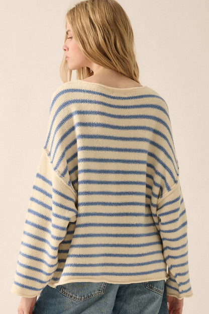 Stripe Hype Oversized Striped Sweater