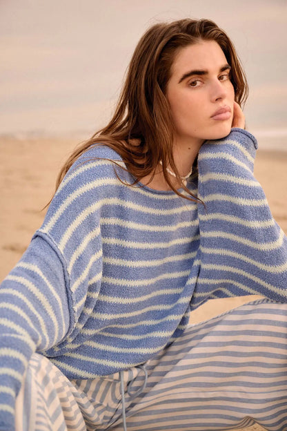 Stripe Hype Oversized Striped Sweater