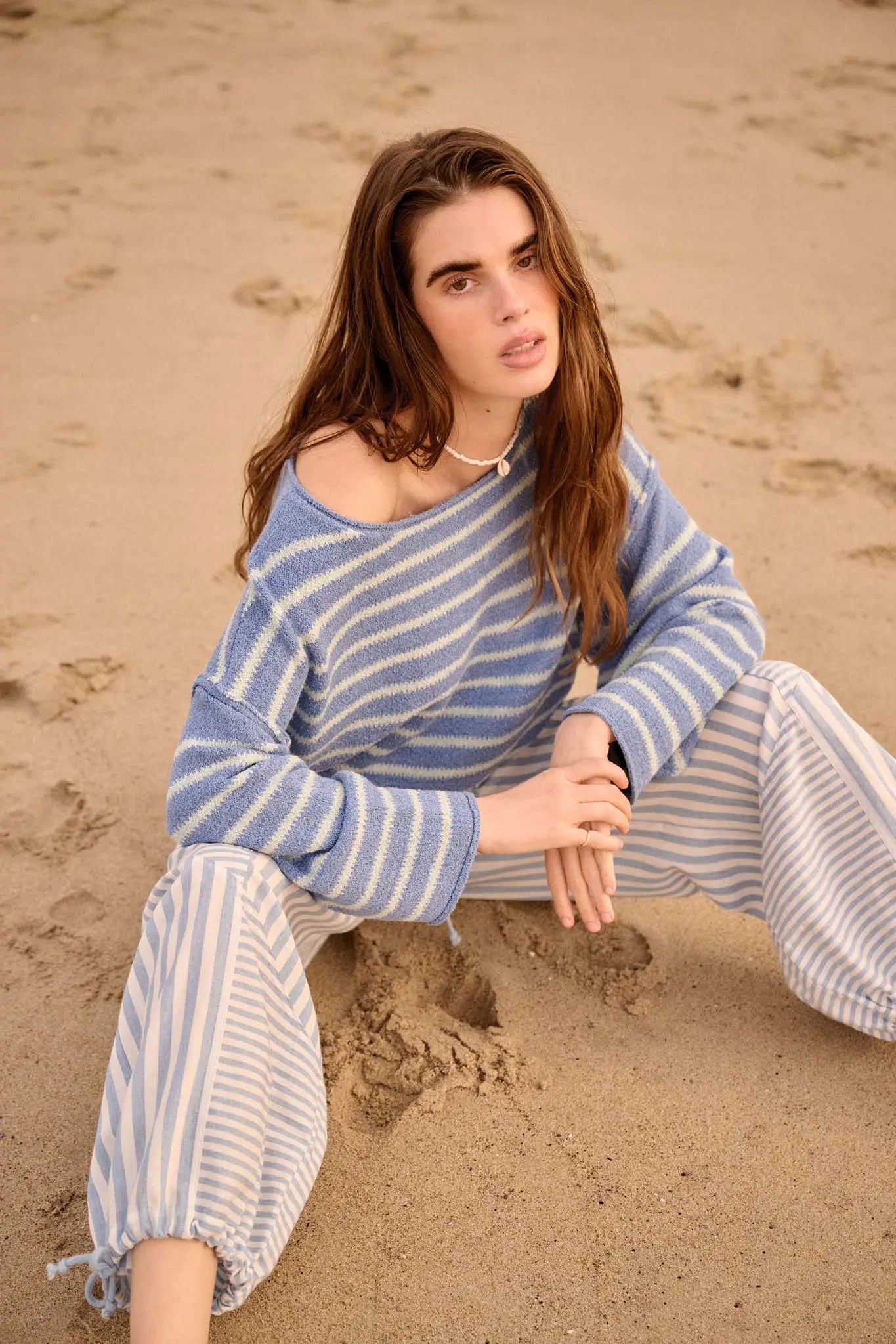 Stripe Hype Oversized Striped Sweater