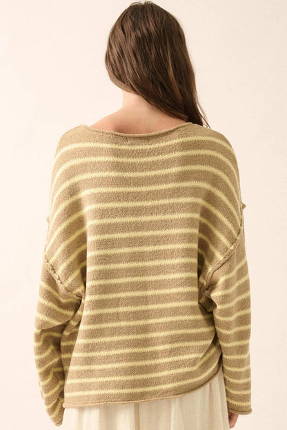 Stripe Hype Oversized Striped Sweater