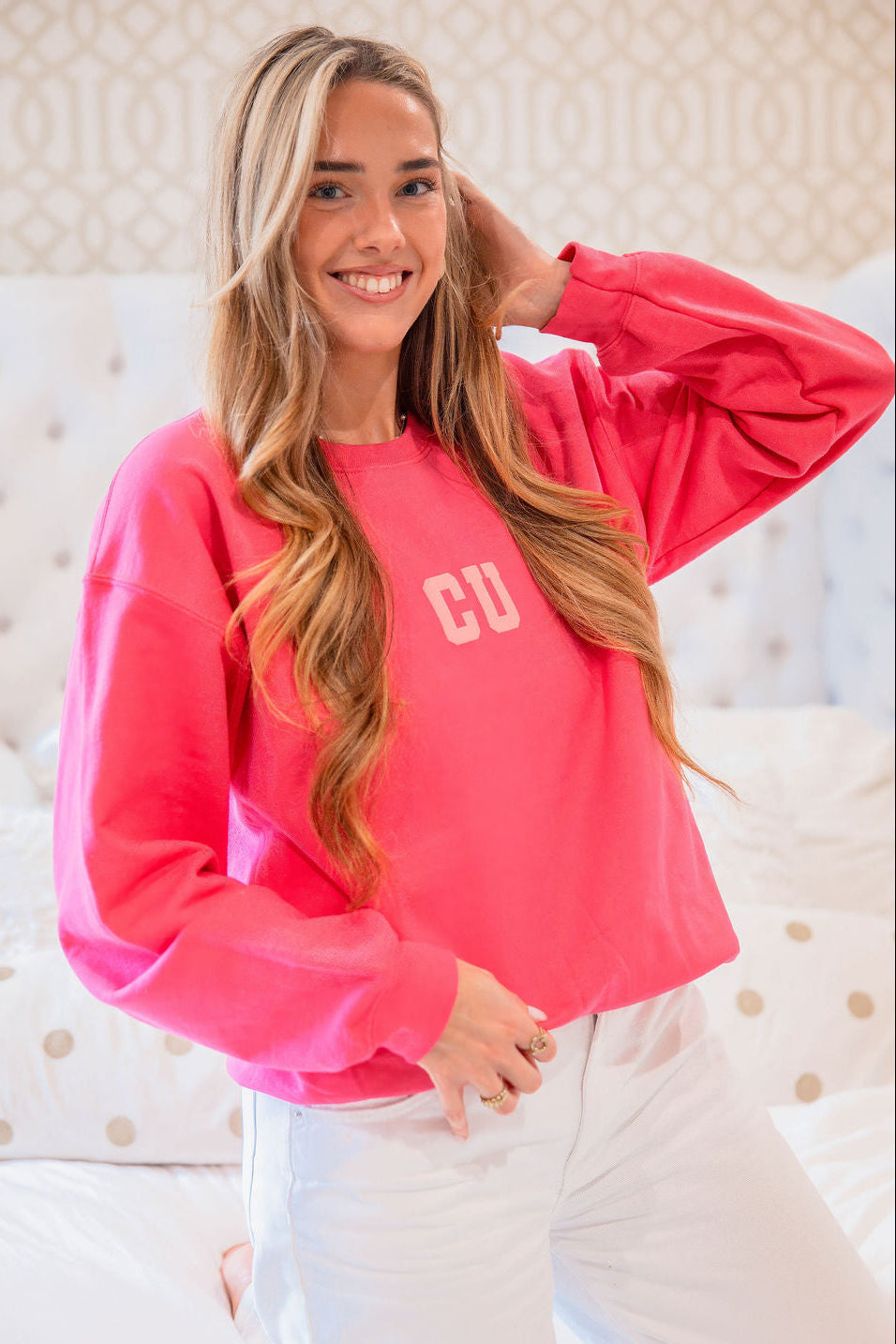 CU Crewneck Sweatshirt (Pink)