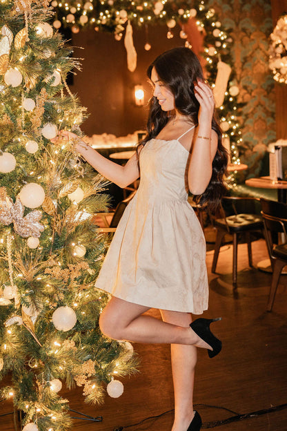 Delicate Floral Mini Dress