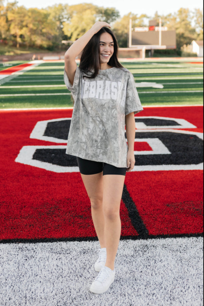 Camo Nebraska Tee