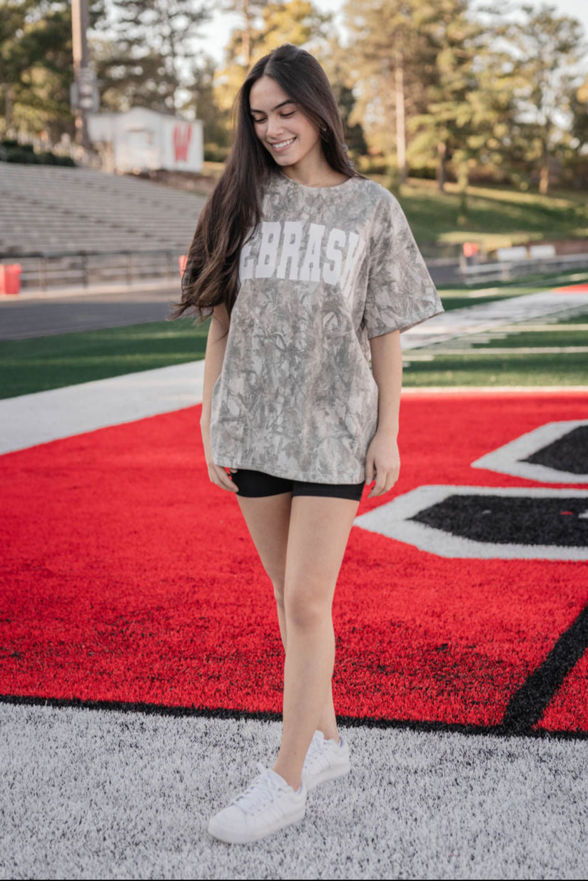 Camo Nebraska Tee
