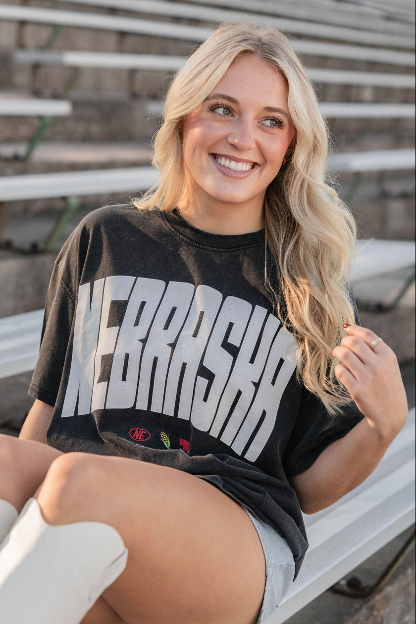 Blackout Nebraska Tee