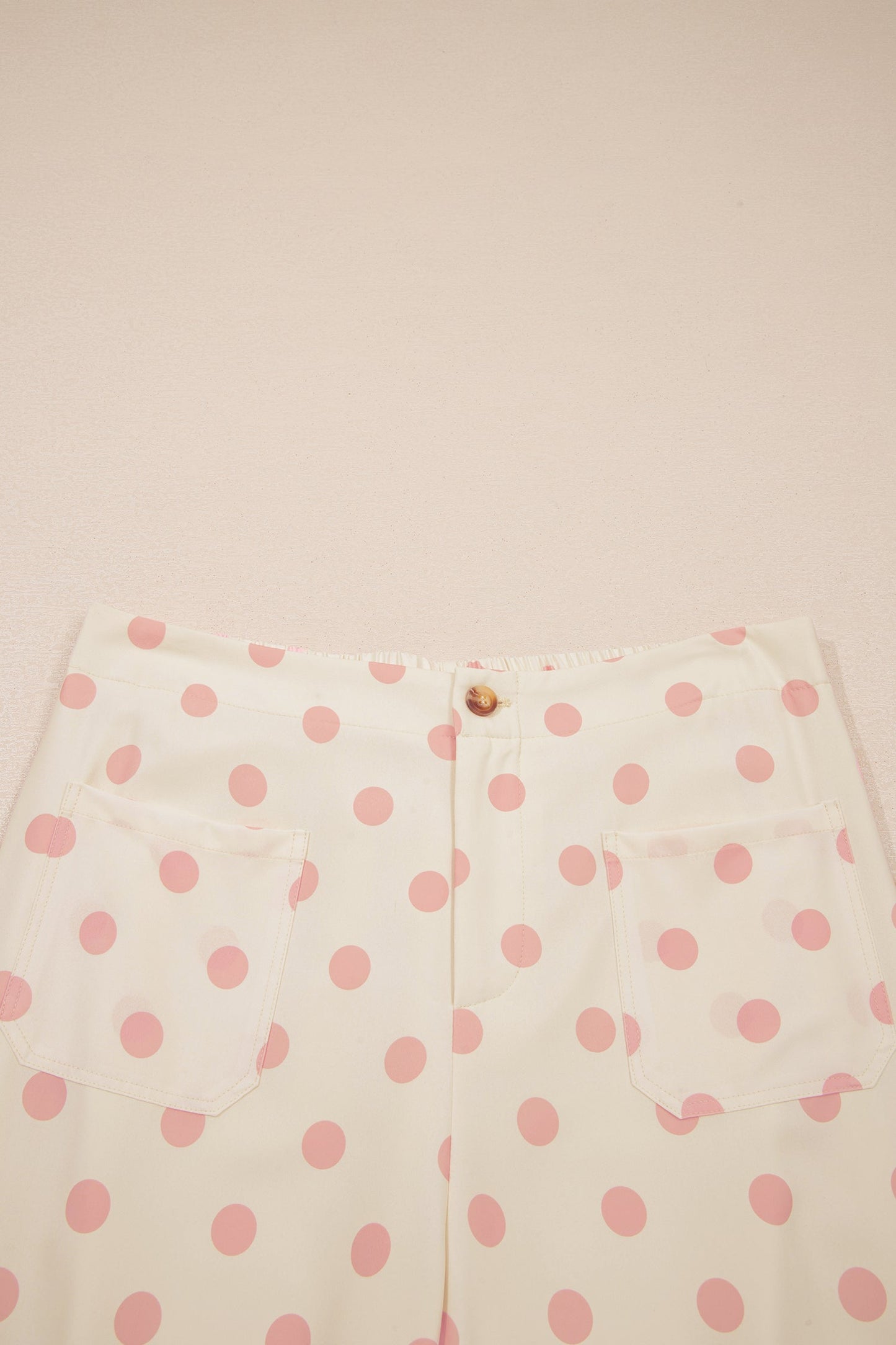 Parisian Charm Polka Dot Straight Leg Pants