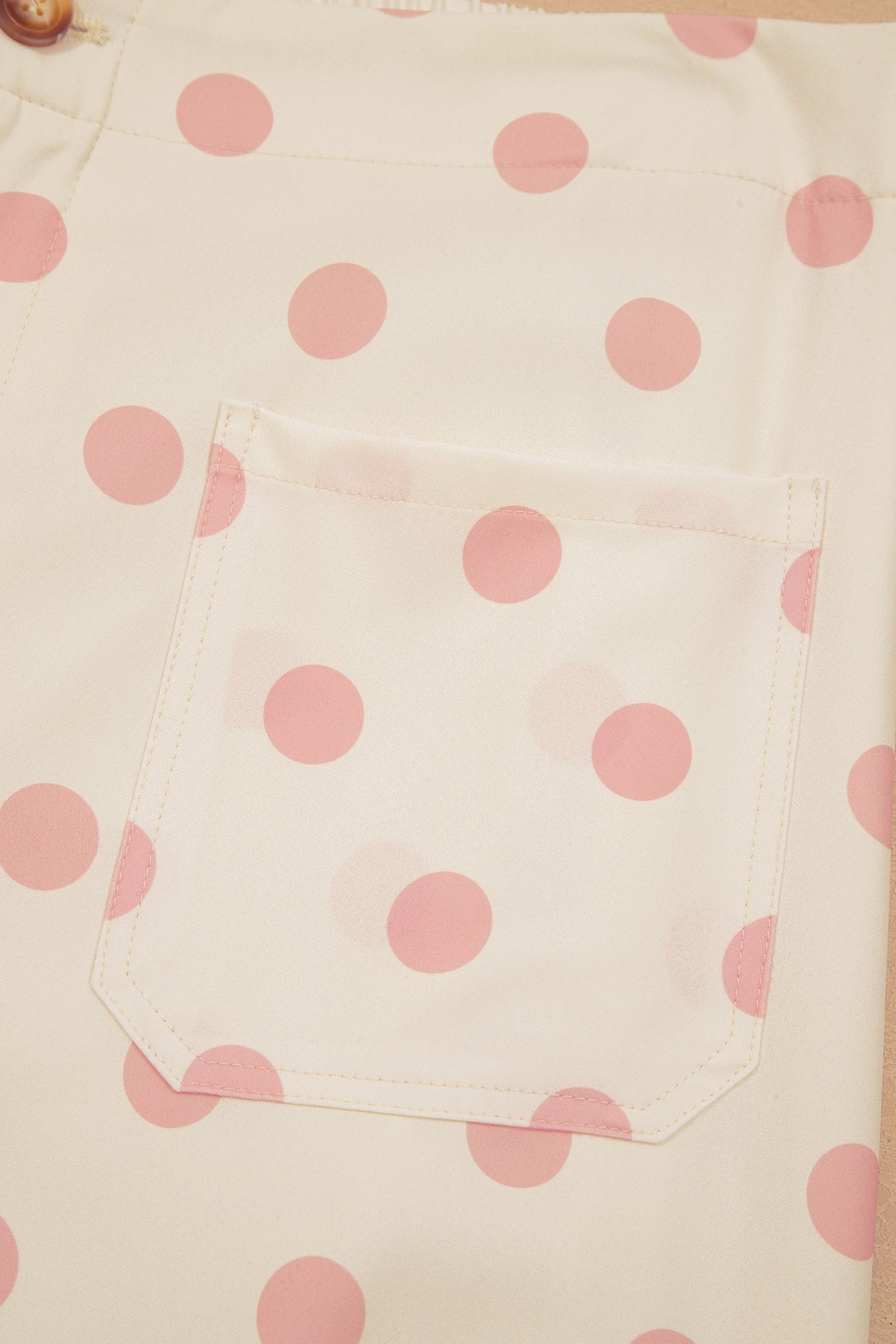 Parisian Charm Polka Dot Straight Leg Pants
