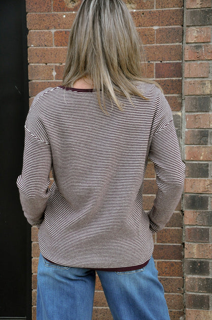 Mini Waffle Textured Sweater