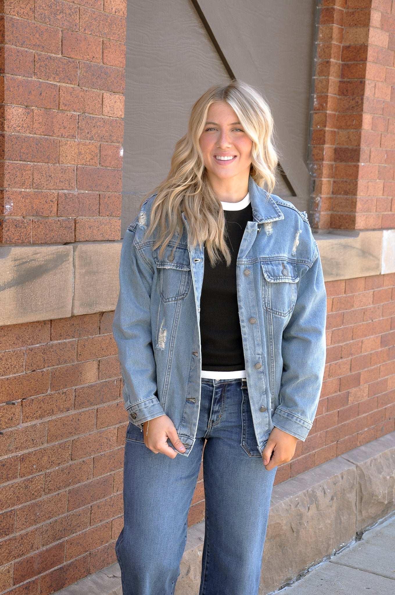 Oversize Trucker Denim Jacket