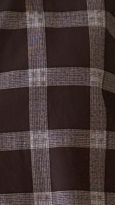 Arli Shorts - Chocolate/Beige Plaid