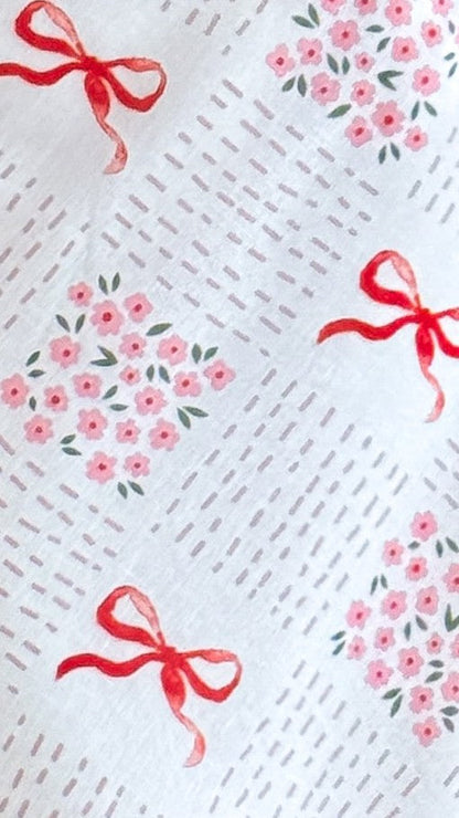 Abilene Wrap Mini Skirt - Sweet Bow Pink