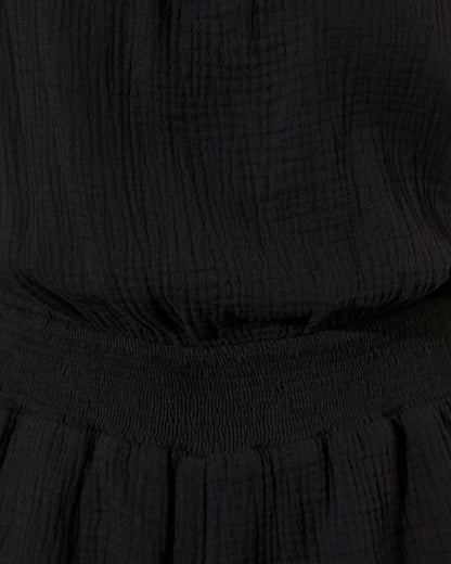 Brienne Cotton Ruffle Hem Romper
