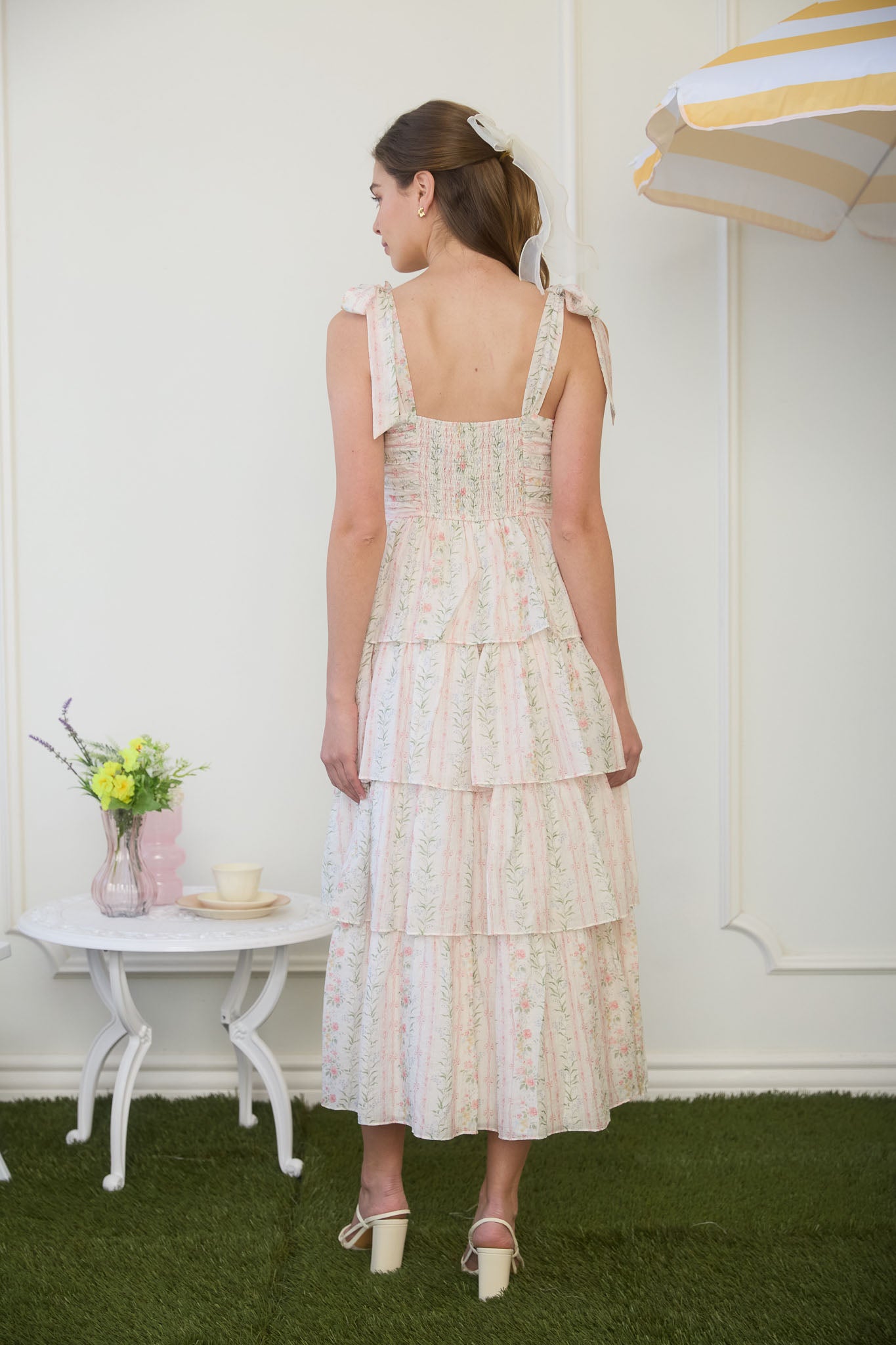 Cottage Rose Midi Dress