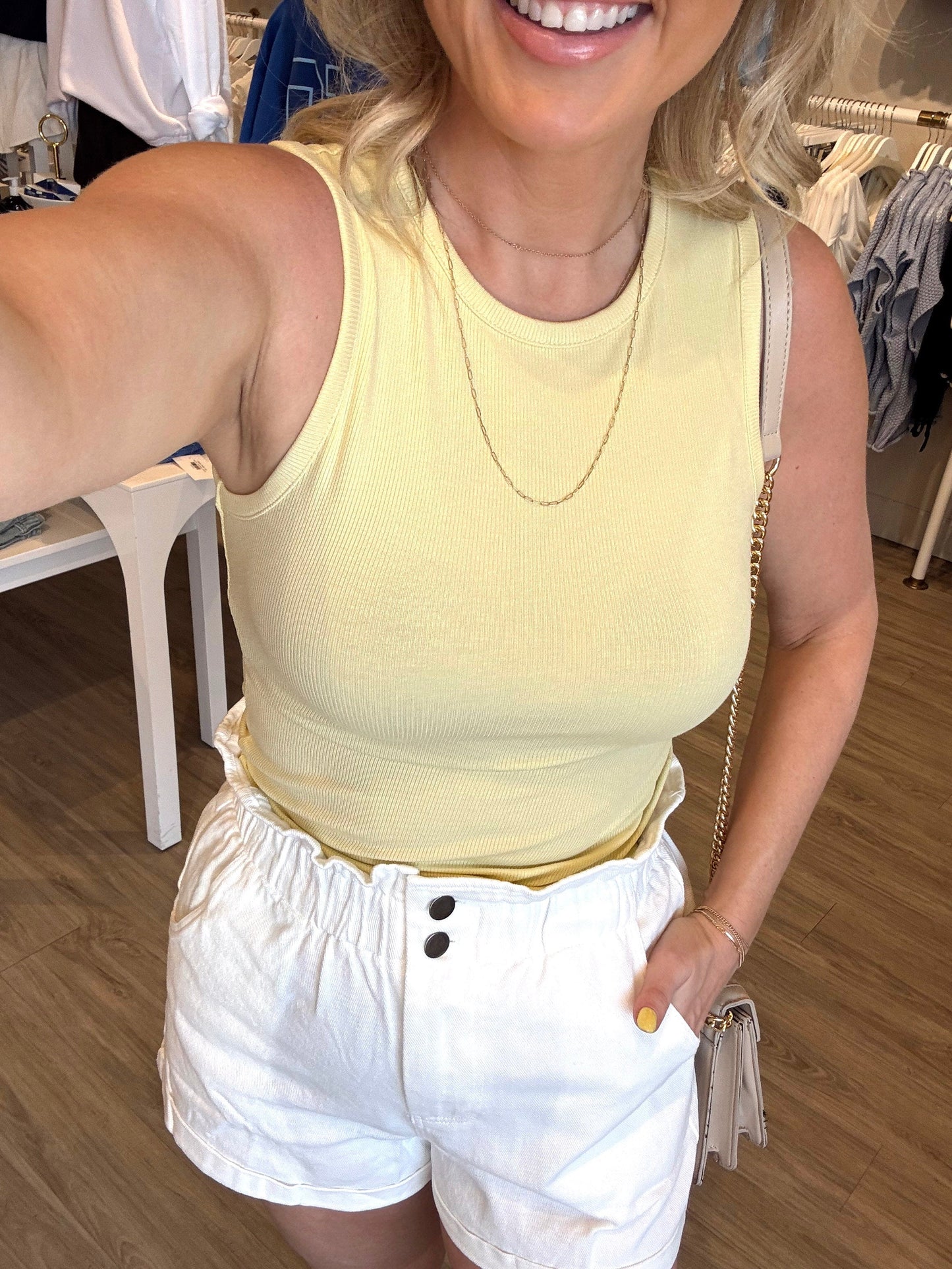 Emily Ribbed Tank Bodysuit