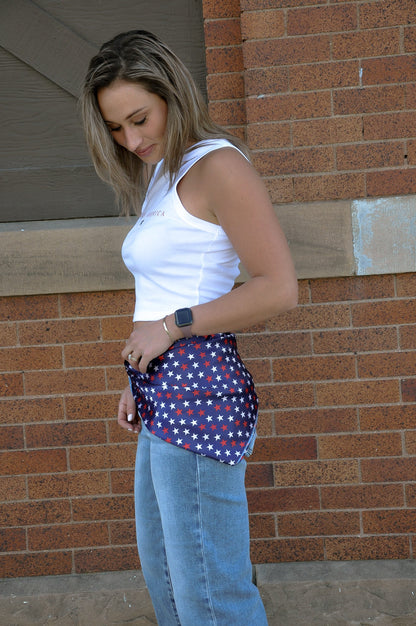 The Henley Graphic Ribbed Tank
