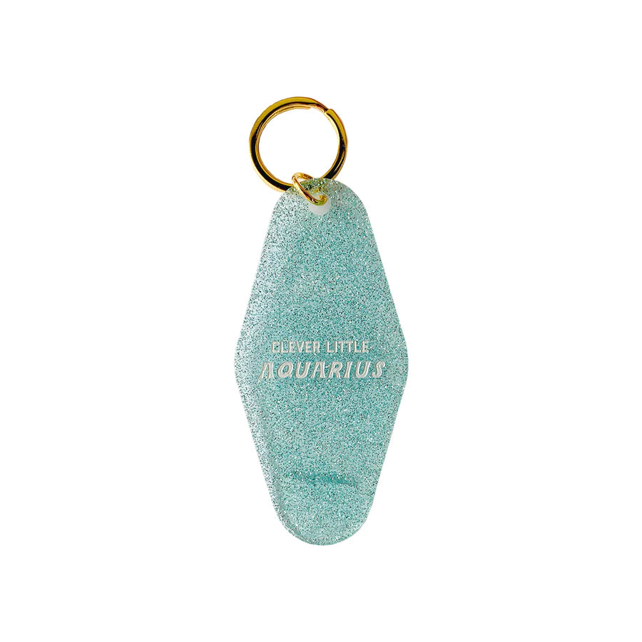 Clever Little Aquarius Keytag