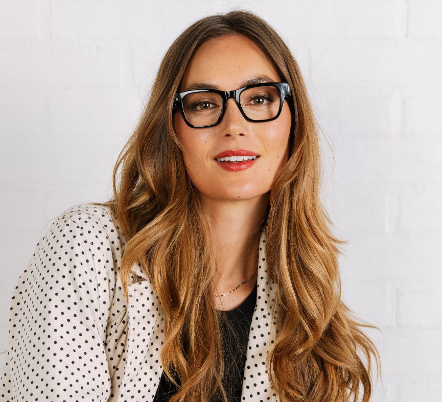 Black Bernadette Reading Glasses +1.25