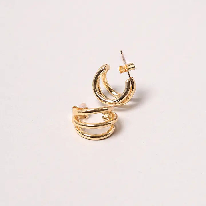 Double Ring Hoops