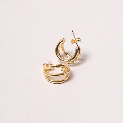Double Ring Hoops