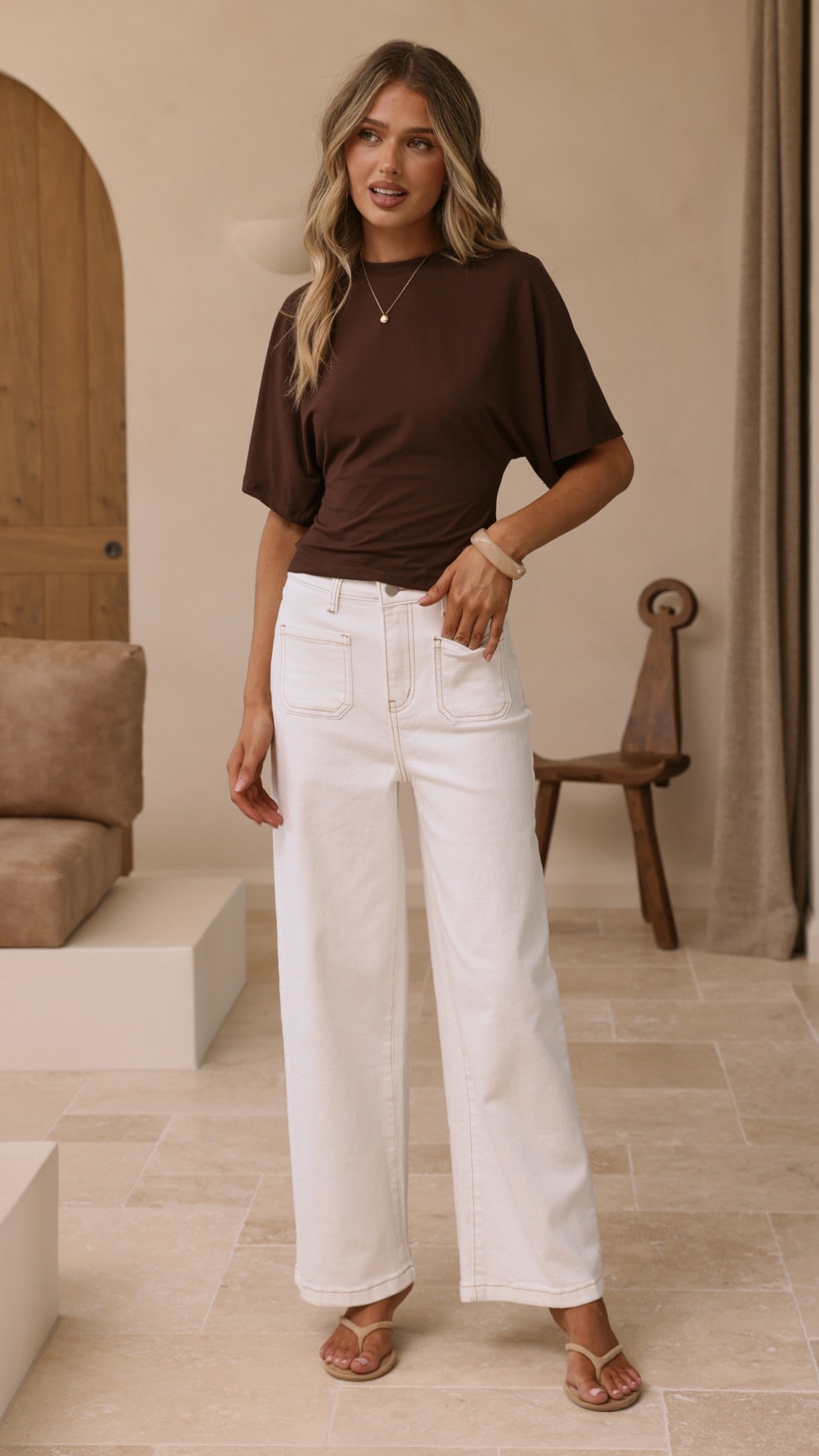 Ailani Top - Chocolate