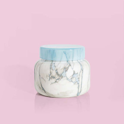 Blue Jean Modern Marble Jar Candle