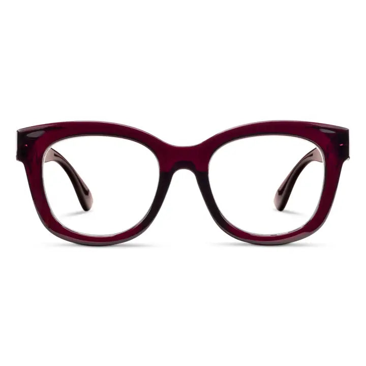 Center Stage Glasses (Dark Cherry +1.50)