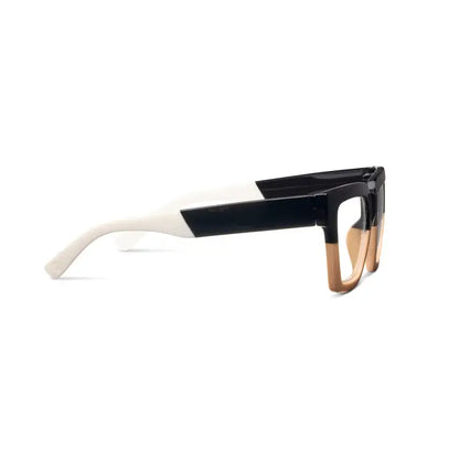 Black/Tan Take A Bow Blue Light Glasses