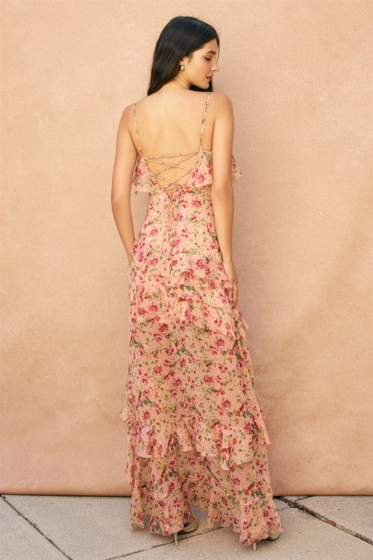 Blush Garden Maxi Dress