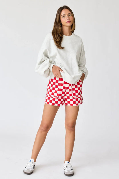 Checkmate Denim Shorts
