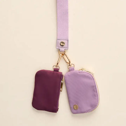 Dynamic Duo Pouch Wristlet (Lilac)
