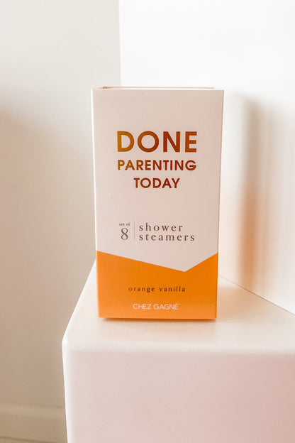 Done Parenting Shower Steamers