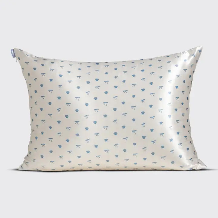 Coastal Blue Satin Pillowcase