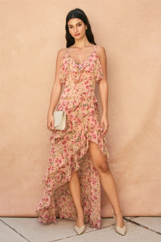 Blush Garden Maxi Dress