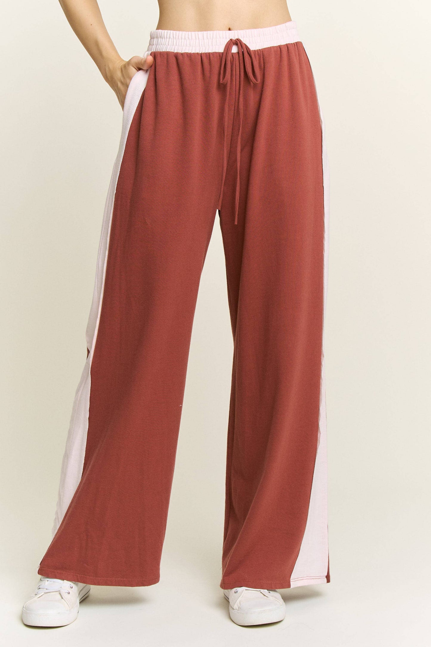 J.Her Washed Contrast Side Spring Lounge pants