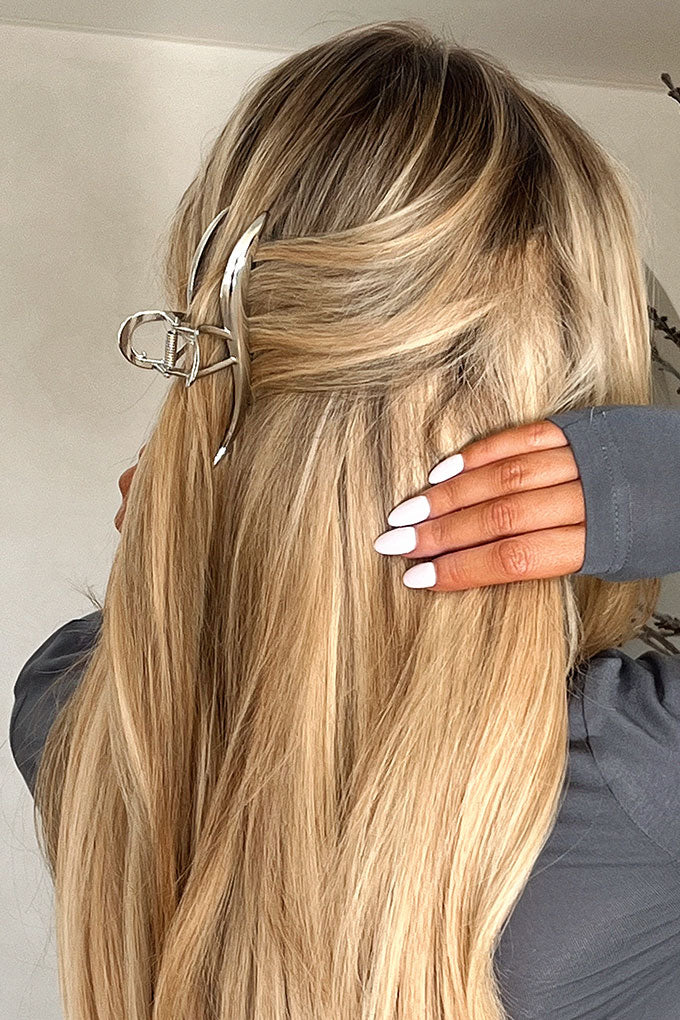 Emiko Claw Clip - Silver
