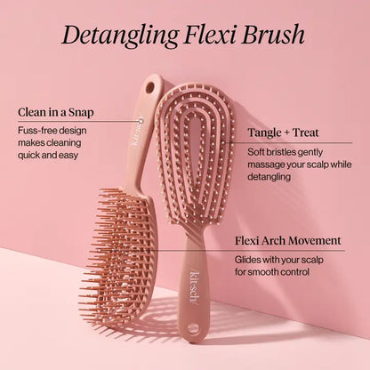 Detangling Flexi Brush (Terracotta)