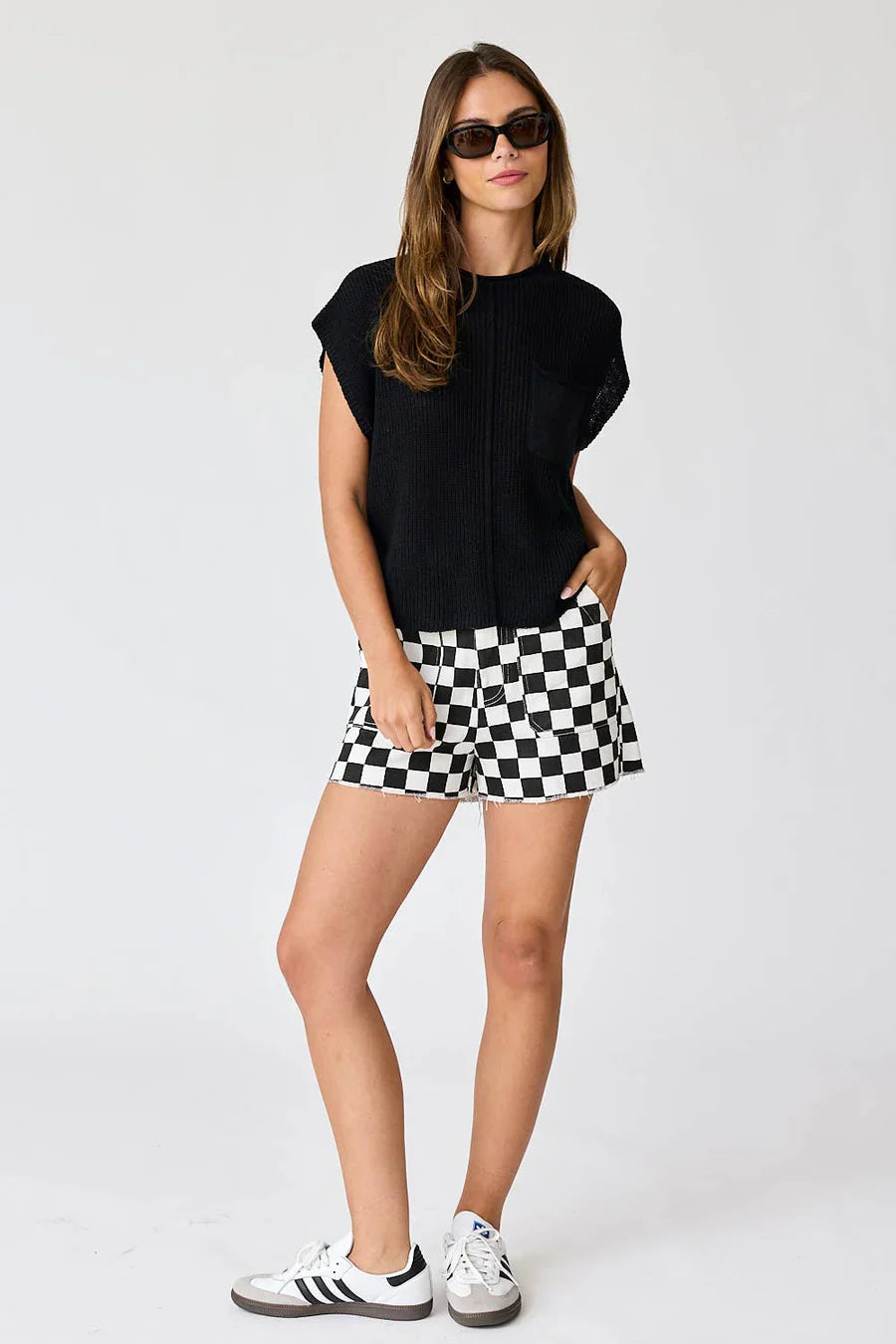 Checkmate Denim Shorts